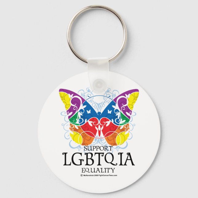 Chaveiro LGBTQIA Butterfly (Frente)