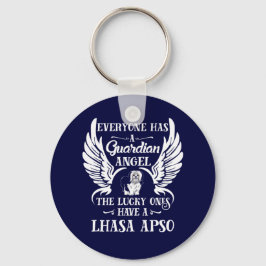 Chaveiro Lhasa Apso cão de estimação anjo