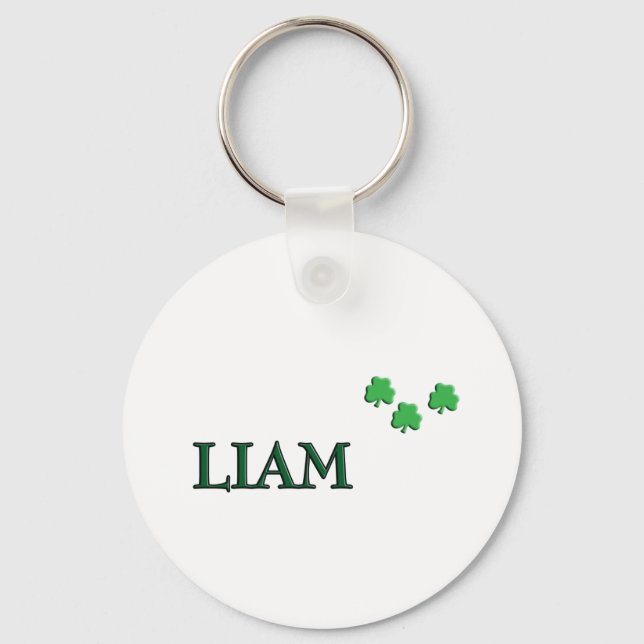Chaveiro Liam Irish Name (Frente)