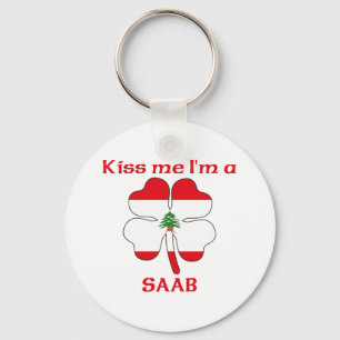 Chaveiro Libaneses personalizados beijam-me que eu sou Saab
