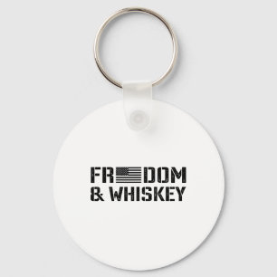 Chaveiro Liberdade E Whisky - 4 De Julho Bandeira Dos EUA E