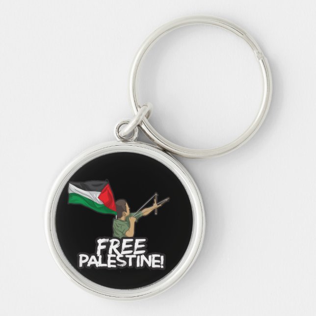 Chaveiro Liberdade palestina da Resistência Palestiniana (Frente)