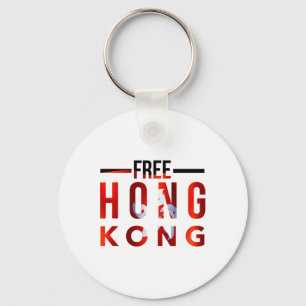 Chaveiro Liberdade para a democracia em Hong Kong agora #fr