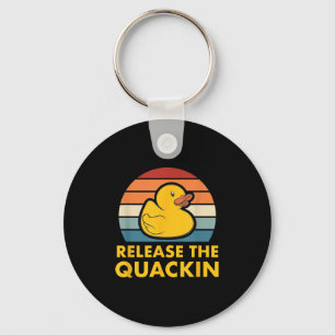 Chaveiro Libere A Acc Duck Ducking Da Borracha De Quackin