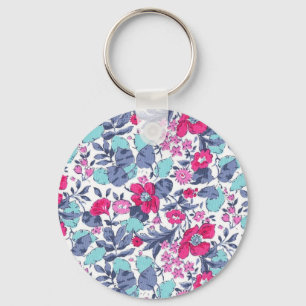 Chaveiro Liberty flor personalizável nome