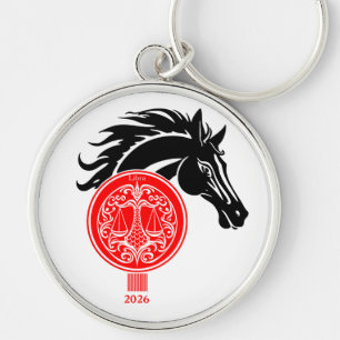 Chaveiro Libra x Ano Personalizado do Cavalo 2026