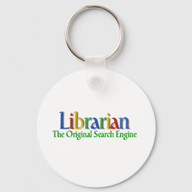 Chaveiro Librarian Original Search Engine (Frente)