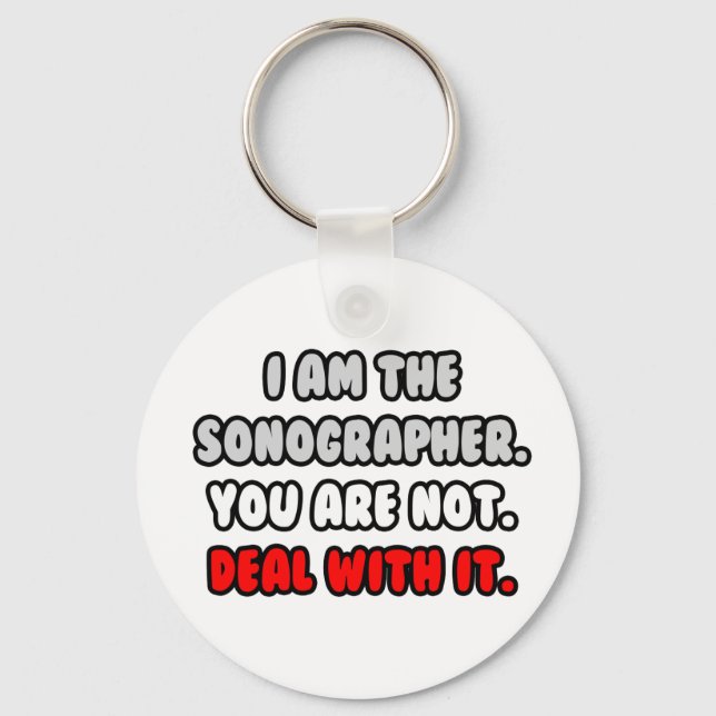 Chaveiro Lidar Com Isso... Funny Sonographer (Frente)
