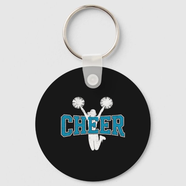 Chaveiro Líder de Torcida Flyer Equipe de Torcida Cheerlead (Frente)