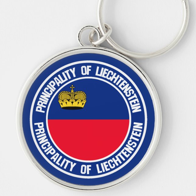 Chaveiro Liechtenstein Round Emblem (Frente)