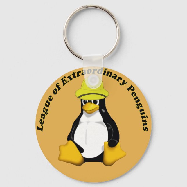 Chaveiro Liga dos Pinguins Extraordinários (Frente)