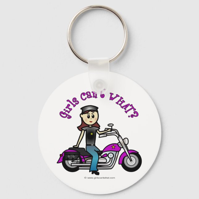 Chaveiro Light Biker Girl (Frente)