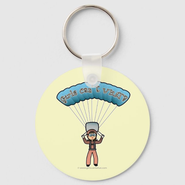 Chaveiro Light Girl Sky Diver (Frente)