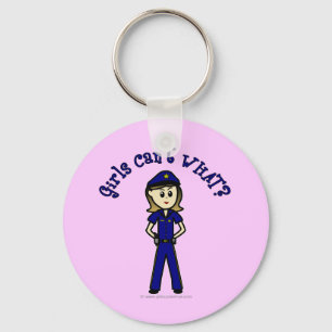 Chaveiro Light Police Officer Girl