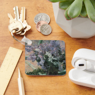 Chaveiro Lilases em uma janela por Mary Cassatt, Vintage Ar