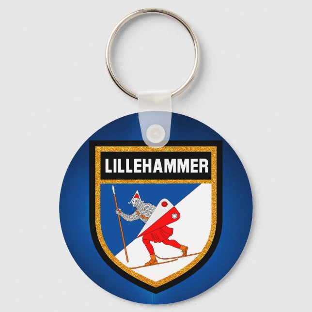 Chaveiro Lillehammer Flag (Frente)