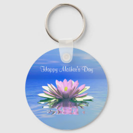 Chaveiro Lily de água rosa dia de as mães