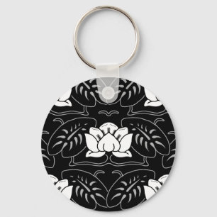 Chaveiro Lily Motif de Água Escura