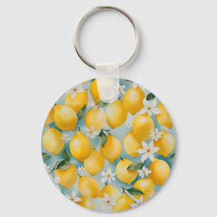 Chaveiro Limão de Aquarela/fruta