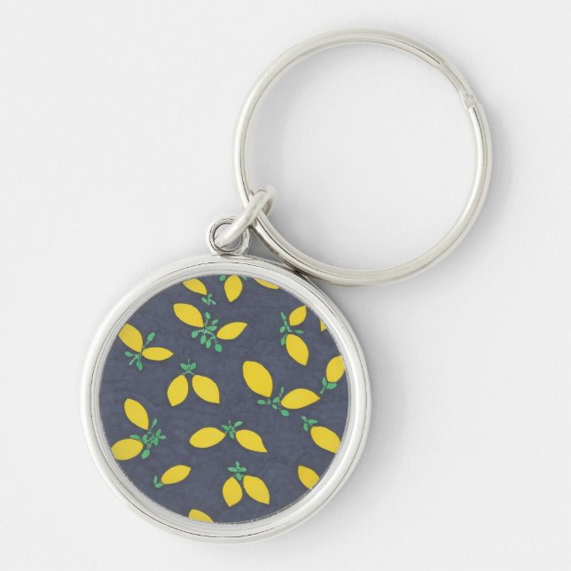 Chaveiro Limon Gota Padrão de Arte de Comida (Frente)