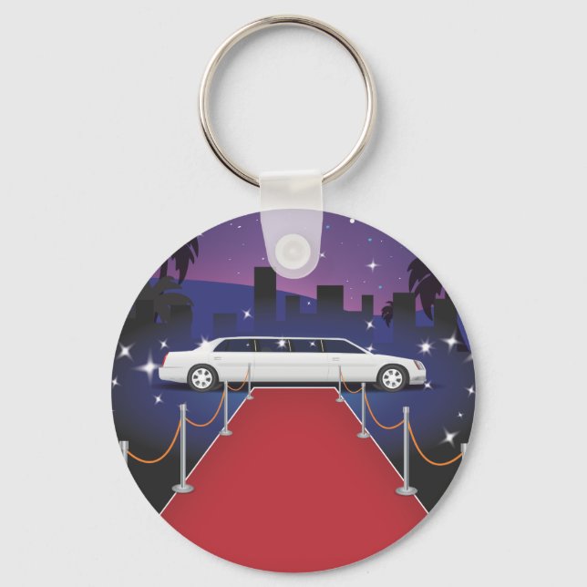 Chaveiro Limousine de celebridade no tapete vermelho (Frente)