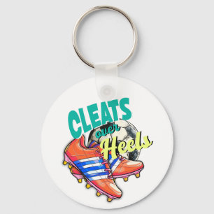 Chaveiro Limpa os calcanhares, futebol Calçado