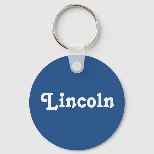 Chaveiro Lincoln de cadeia de teclas (Frente)