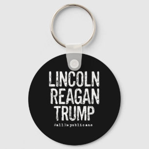 Chaveiro Lincoln, Reagan, Trump - Presidentes Favoritos