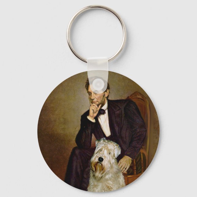 Chaveiro Lincoln - Wheaten Terrier 7 (Frente)