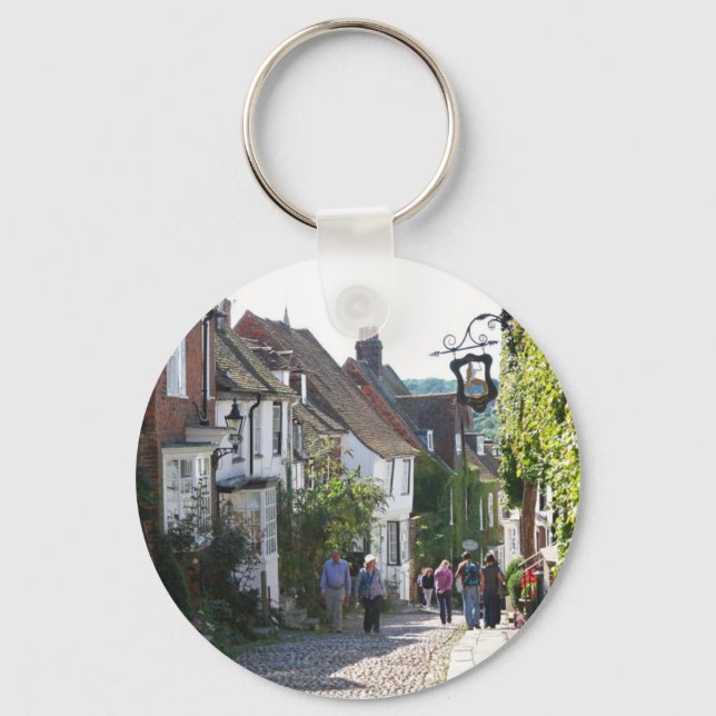 Chaveiro Linda Centeio na Inglaterra (Frente)