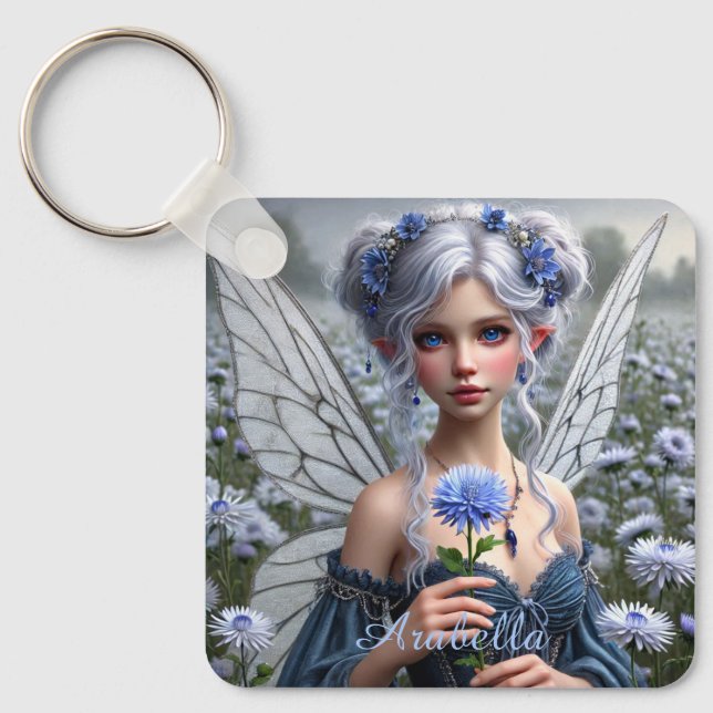 Chaveiro Linda Fada de setembro em Astras (Frente)