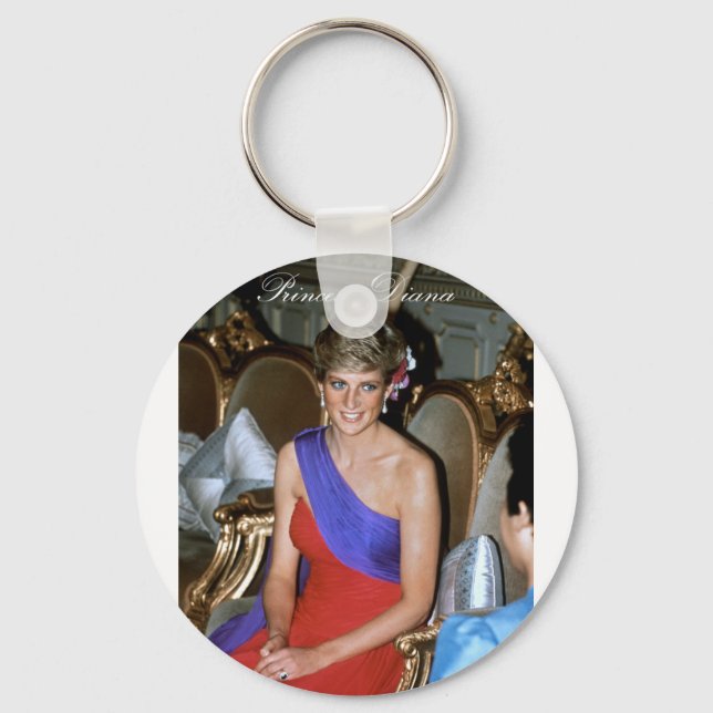 Chaveiro Linda! Princesa Diana Tailândia 1988 (Frente)