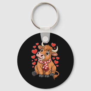 Chaveiro Linda Vaca das Terras Altas Dia dos Namorados Cora