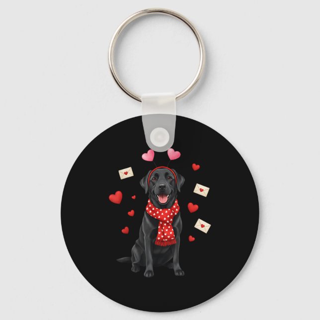 Chaveiro Lindíssimo Labrador Dia dos Namorados Mãe de Cacho (Frente)