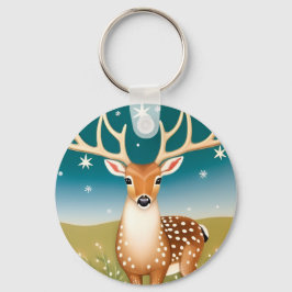 Chaveiro Lindo cervo de Natal