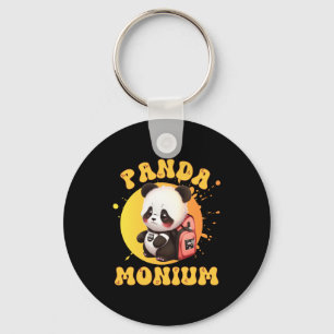 Chaveiro Lindo Chibi Kawaii Panda Nome Ano Escolar Nas Cost