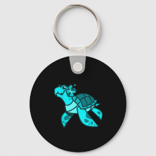 Chaveiro Lindo doce cartoon tartaruga marinha oceano animal