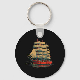 Chaveiro Lindo e Alto Fantasia de Navio à Vela para Amantes