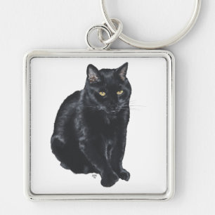 Chaveiro Lindo Gato Preto