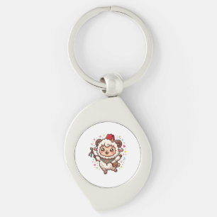 Chaveiro Lindo Kawaii Ovelha Marroquina Eid al-Adha Chapéu