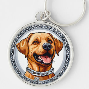 Chaveiro Lindo labrador amarelo