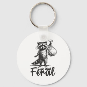 Chaveiro Lindo Mas Feroz Fantasia de Panda Guaxinim Engraça