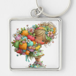 CHAVEIRO LINDO VERÃO CAPRICHOSO COM PEQUENAS FLORES