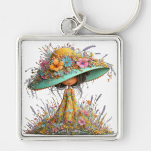 CHAVEIRO LINDO VERÃO CAPRICHOSO COM PEQUENAS FLORES