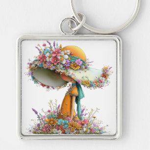 CHAVEIRO LINDO VERÃO CAPRICHOSO COM PEQUENAS FLORES