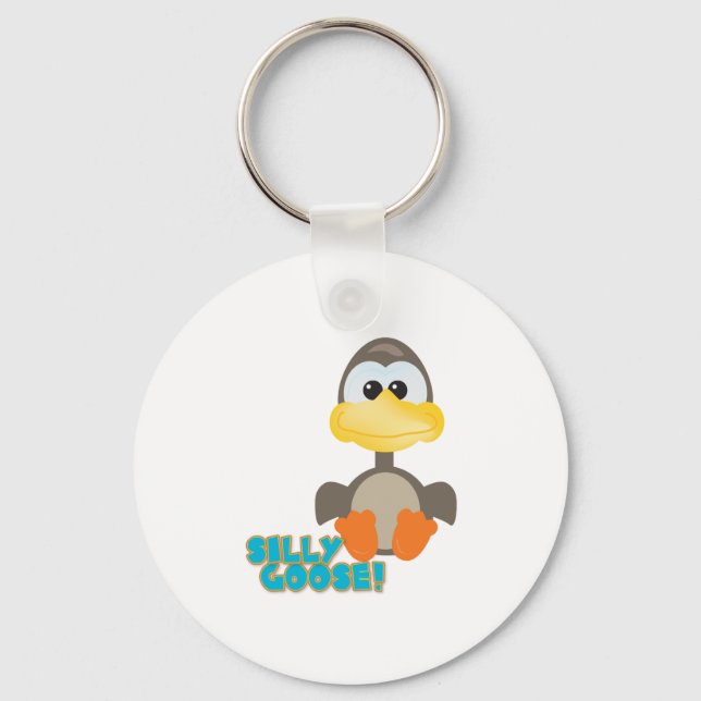 Chaveiro Lindos Goofkins, ganso bobo (Frente)