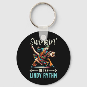 Chaveiro Lindy Salto Dançer Swing Partner Swing Da