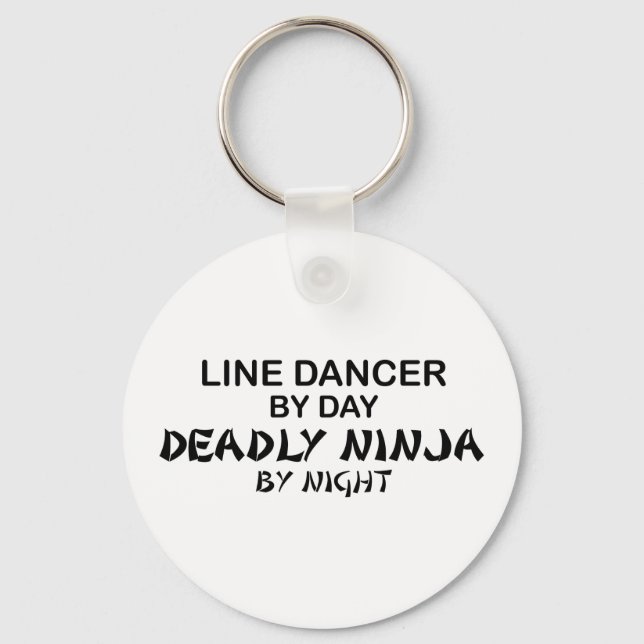 Chaveiro Line Dancer Deadly Ninja por Noite (Frente)