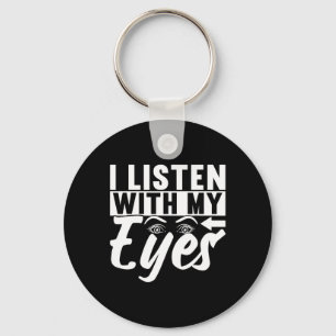 Chaveiro Língua de Sinais Americana Sensibilização Surda 4