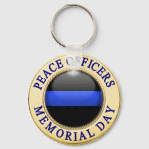 Chaveiro Linha Azul Fino